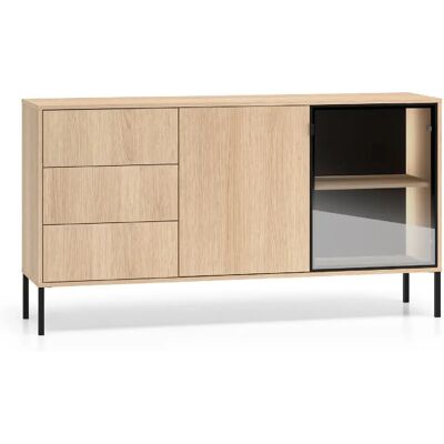 SELSEY - Buffet BARNEE - 160 cm - Chêne - Publicité SELSEY - Buffet BARNEE - 160 cm - Chêne - Publicité