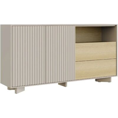 SELSEY - Buffet DISTRIA - 156 cm - Grege - Publicité SELSEY - Buffet DISTRIA - 156 cm - Grege - Publicité