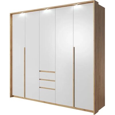 3XELIVING Armoire, chêne artisanal blanc et doré, 229,4 x 215,5 x 65 cm - Publicité 3XELIVING Armoire, chêne artisanal blanc et doré, 229,4 x 215,5 x 65 cm - Publicité