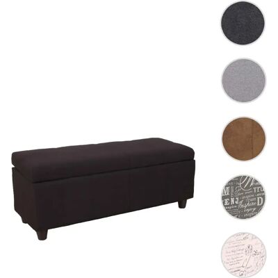 Mendler Banc de rangement intérieur - Noir - Publicité Mendler Banc de rangement intérieur - Noir - Publicité