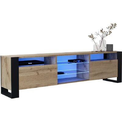Tendance DUSINE Meuble TV 200 cm - Publicité Tendance DUSINE Meuble TV 200 cm - Publicité