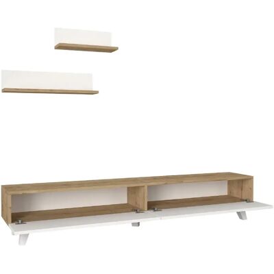 HelloShop26 - TVConsole2Shelf - Meuble TV - Publicité HelloShop26 - TVConsole2Shelf - Meuble TV - Publicité