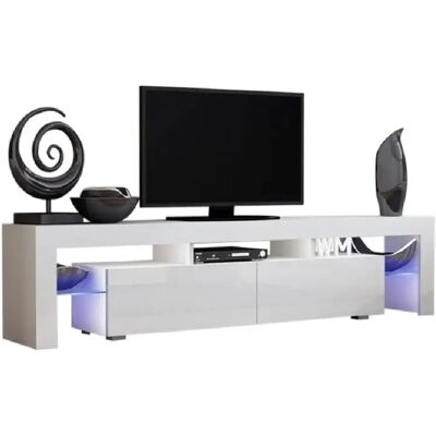 Tendance DUSINE Meuble TV SPIDER BIG - 200 cm - Blanc MAT - Publicité Tendance DUSINE Meuble TV SPIDER BIG - 200 cm - Blanc MAT - Publicité
