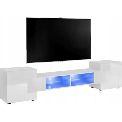 Tendance DUSINE MEUBLE TV PABLO avec LED - Publicité Tendance DUSINE MEUBLE TV PABLO avec LED - Publicité