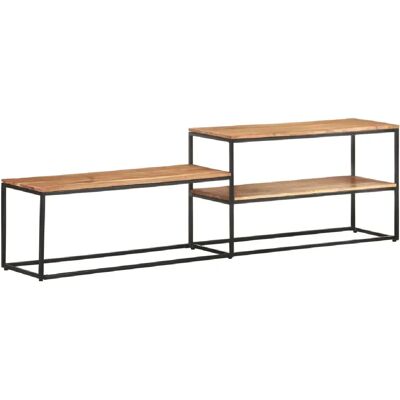 vidaXL Meuble TV 180x30x50 cm Acacia massif - Publicité vidaXL Meuble TV 180x30x50 cm Acacia massif - Publicité
