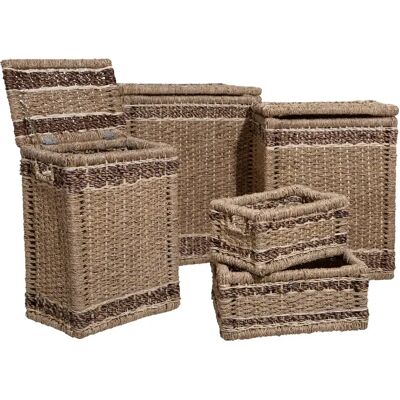 Atmosphera Panier de rangement rectangulaire - Marron - Publicité Atmosphera Panier de rangement rectangulaire - Marron - Publicité