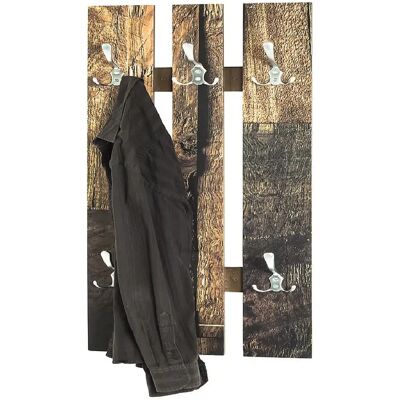 Pegane Garde-robe murale - Marron - Publicité Pegane Garde-robe murale - Marron - Publicité
