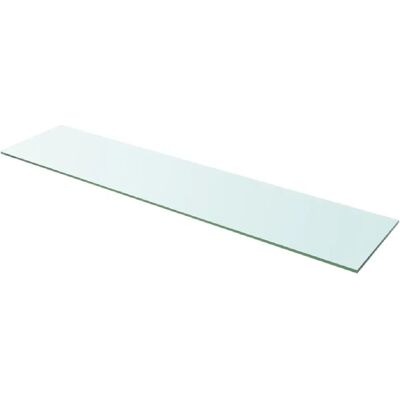 Étagère en verre vidaXL 110x25 cm - Panneau transparent - Publicité Étagère en verre vidaXL 110x25 cm - Panneau transparent - Publicité