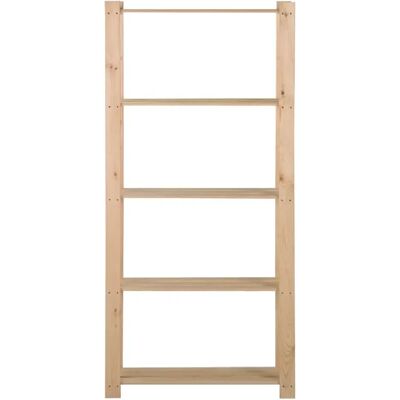 HelloShop26 - Étagère 5 niveaux 170cm - Pin - 170cm - Étagère de rangement - Publicité HelloShop26 - Étagère 5 niveaux 170cm - Pin - 170cm - Étagère de rangement - Publicité