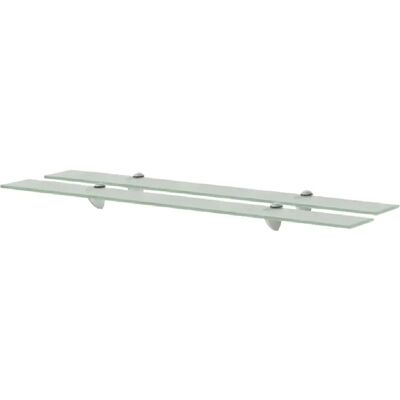 Étagères Flottantes vidaXL 2 pièces Verre 90x10 cm 8 mm - Floating shelves - Publicité Étagères Flottantes vidaXL 2 pièces Verre 90x10 cm 8 mm - Floating shelves - Publicité