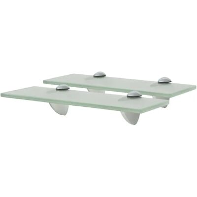 vidaXL Étagères flottantes 2 pcs Verre 30x10 cm - Floating Shelves - Publicité vidaXL Étagères flottantes 2 pcs Verre 30x10 cm - Floating Shelves - Publicité