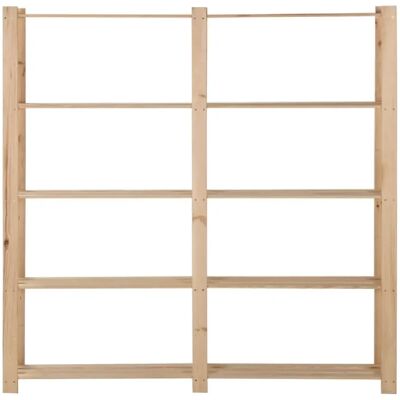 HELLOSHOP26 Étagère en Pin - 5 Niveaux 170x28,5x170cm - Bois Résistant - Publicité HELLOSHOP26 Étagère en Pin - 5 Niveaux 170x28,5x170cm - Bois Résistant - Publicité