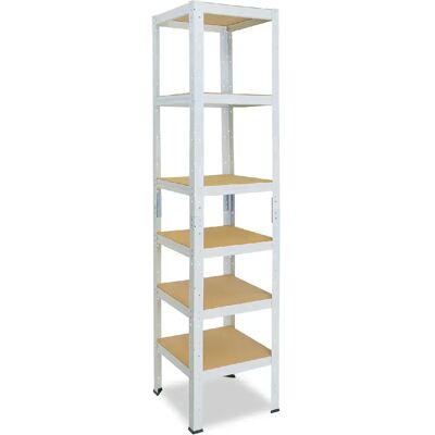 shelfplaza HOME 200x50x50 cm Étagère charges lourde en blanc avec 6 étagères 145 kg par étagère - Publicité shelfplaza HOME 200x50x50 cm Étagère charges lourde en blanc avec 6 étagères 145 kg par étagère - Publicité