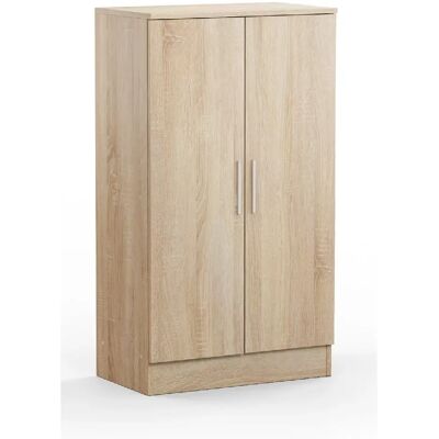 Pegane Armoire à chaussures - Chêne clair - Publicité Pegane Armoire à chaussures - Chêne clair - Publicité