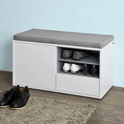 SoBuy FSR37-W Banc à chaussures - Publicité SoBuy FSR37-W Banc à chaussures - Publicité