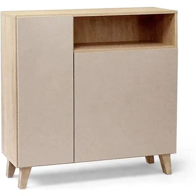 Pegane Armoire à chaussures - Chêne cambrian - Publicité Pegane Armoire à chaussures - Chêne cambrian - Publicité