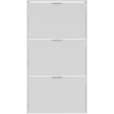 Pegane Commode à chaussures - Blanc - Publicité Pegane Commode à chaussures - Blanc - Publicité