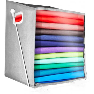 Venteo Gris Closet Caddy - Boîte de rangement - Publicité Venteo Gris Closet Caddy - Boîte de rangement - Publicité