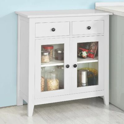 SoBuy FSB05-W Cabinet de rangement blanc - Buffet - Publicité SoBuy FSB05-W Cabinet de rangement blanc - Buffet - Publicité