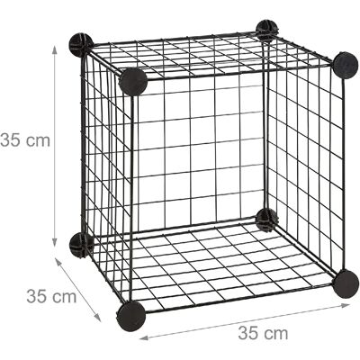 HELLOSHOP26 - Grid Shelf 9 Compartments - 35x35 cm - Shelf - Publicité HELLOSHOP26 - Grid Shelf 9 Compartments - 35x35 cm - Shelf - Publicité