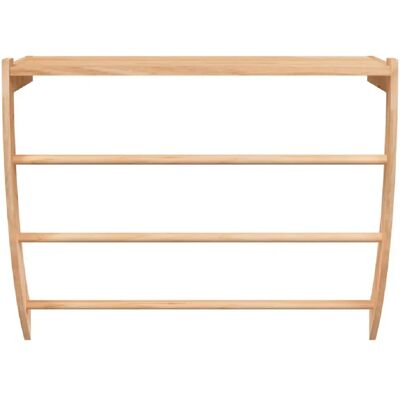 HELLOSHOP26 - 60x25,5x49 cm nogal - Walnut wood - 3 bars shelf - Towel Rail - Publicité HELLOSHOP26 - 60x25,5x49 cm nogal - Walnut wood - 3 bars shelf - Towel Rail - Publicité