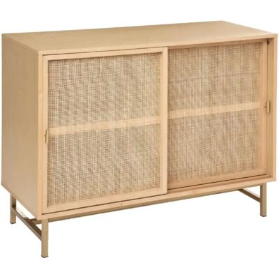 Pegane Buffet de rangement - Beige - Publicité Pegane Buffet de rangement - Beige - Publicité
