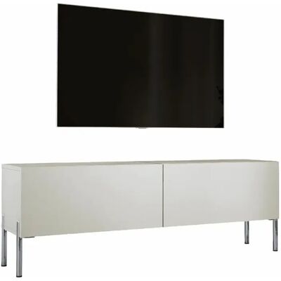 3xeliving Meuble TV Cachemire Chrome - Beige - Publicité 3xeliving Meuble TV Cachemire Chrome - Beige - Publicité