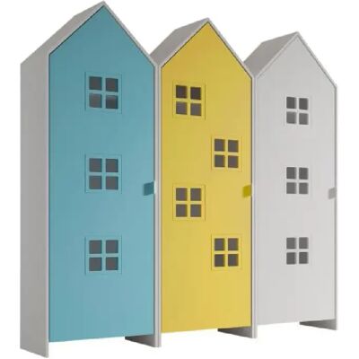 Vipack Armoire Casami Bruges enfant - Multicolore - Publicité Vipack Armoire Casami Bruges enfant - Multicolore - Publicité