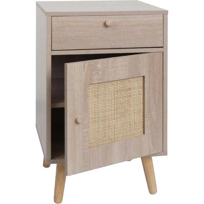 Mendler Commode en rotin - Marron - Publicité Mendler Commode en rotin - Marron - Publicité