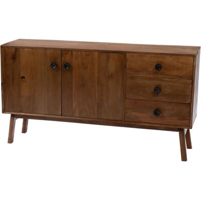 Unknown - Buffet 150x40x80 - Bois de manguier - 150x40x80 cm - Buffet - Publicité Unknown - Buffet 150x40x80 - Bois de manguier - 150x40x80 cm - Buffet - Publicité