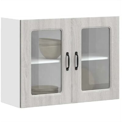 vidaXL Armoire murale cuisine Kalmar Sonoma Gris - Publicité vidaXL Armoire murale cuisine Kalmar Sonoma Gris - Publicité
