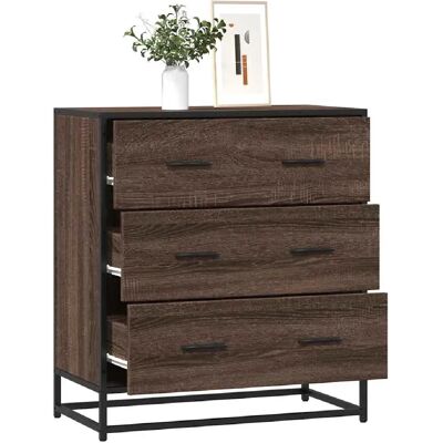 VidaXL Buffet chêne marron 68x35x76 cm - Publicité VidaXL Buffet chêne marron 68x35x76 cm - Publicité