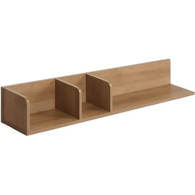 DÉCOSHOP26 - Étagère murale mangue 3 compartiments 20x120x21 cm - Publicité DÉCOSHOP26 - Étagère murale mangue 3 compartiments 20x120x21 cm - Publicité