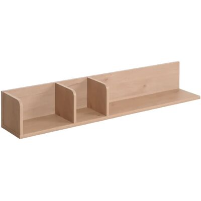 DÉCOSHOP26 - Étagère murale en bois de mangue - Beige - Étagère - Publicité DÉCOSHOP26 - Étagère murale en bois de mangue - Beige - Étagère - Publicité