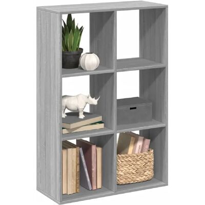 vidaXL Étagère séparatrice - Sonoma gris - Publicité vidaXL Étagère séparatrice - Sonoma gris - Publicité