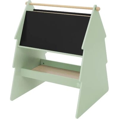 Tableau à craie double face pour enfants JOYZ avec rangement - Sécurisé et créatif - Publicité Tableau à craie double face pour enfants JOYZ avec rangement - Sécurisé et créatif - Publicité