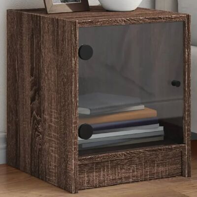 vidaXL Tables de chevet chêne marron 35x37x42 cm - Publicité vidaXL Tables de chevet chêne marron 35x37x42 cm - Publicité