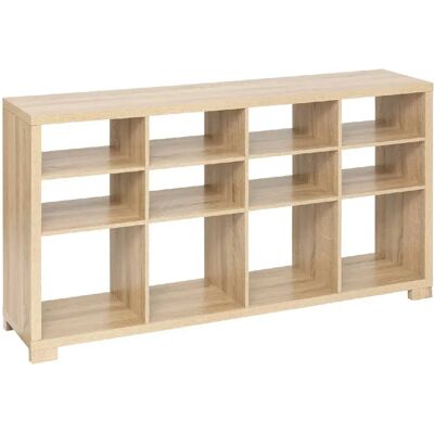 Five Simply Smart Buffet bas 12 cases en bois BIVOAK - Beige - Publicité Five Simply Smart Buffet bas 12 cases en bois BIVOAK - Beige - Publicité