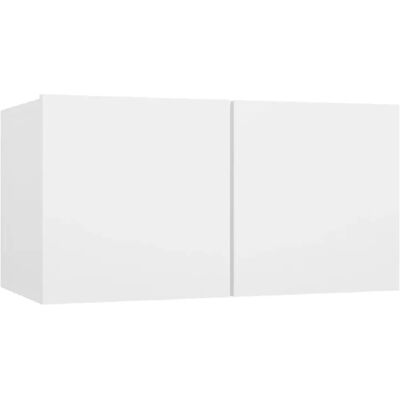 Helloshop26 Ensemble 5 Meubles TV Hifi - Bois d'ingénierie Blanc - Publicité Helloshop26 Ensemble 5 Meubles TV Hifi - Bois d'ingénierie Blanc - Publicité