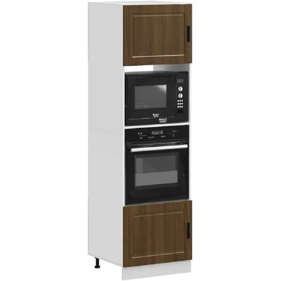 vidaXL Porto Armoires à four - Chêne marron (2 pcs) - Publicité vidaXL Porto Armoires à four - Chêne marron (2 pcs) - Publicité