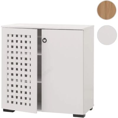 Mendler Commode 3 tiroirs - Blanc - Publicité Mendler Commode 3 tiroirs - Blanc - Publicité