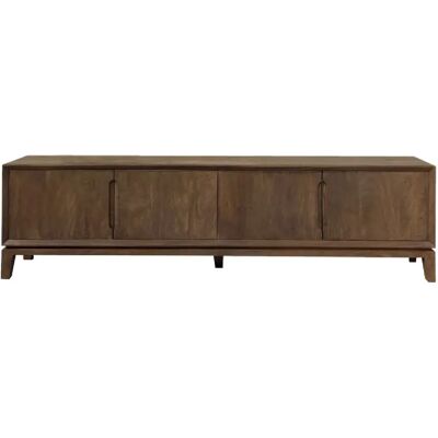 Moloo CORTE-Meuble TV 210 cm en bois massif brossé - Publicité Moloo CORTE-Meuble TV 210 cm en bois massif brossé - Publicité