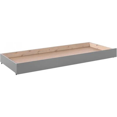Tiroir de lit Vipack Pino - Compatible avec lit 90x200 - Gris - Publicité Tiroir de lit Vipack Pino - Compatible avec lit 90x200 - Gris - Publicité