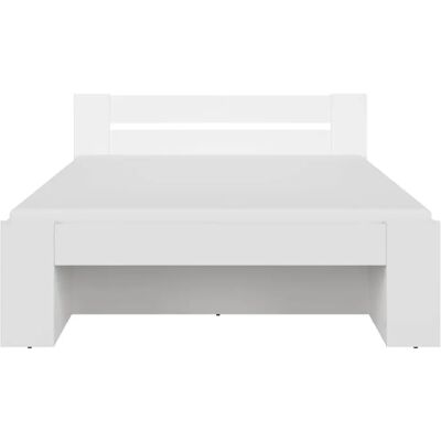 Pegane Lit adulte 2 places 160 x 200 cm avec des étagères de rangement et 3 Tiroirs coloris Blanc - Longueur 204,5 x Largeur 165 x Hauteur 47,5-85,5 cm - Publicité Pegane Lit adulte 2 places 160 x 200 cm avec des étagères de rangement et 3 Tiroirs coloris Blanc - Longueur 204,5 x Largeur 165 x Hauteur 47,5-85,5 cm - Publicité