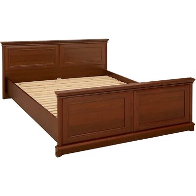 Pegane Lit adulte 160x200 cm coloris châtaigne - Longueur 210 x Profondeur 175 x Hauteur 60,5-81,5 cm - Publicité Pegane Lit adulte 160x200 cm coloris châtaigne - Longueur 210 x Profondeur 175 x Hauteur 60,5-81,5 cm - Publicité