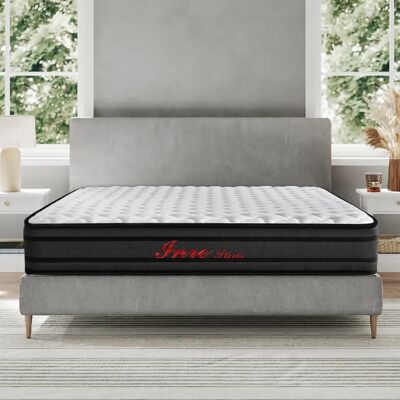 Matelas 140x190 cm INRE Très épais 25 cm, Mousse HR, Réversible, Hypoallergénique - Publicité Matelas 140x190 cm INRE Très épais 25 cm, Mousse HR, Réversible, Hypoallergénique - Publicité