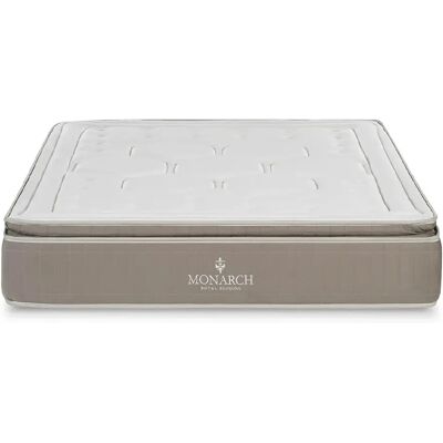 Monarch Matelas Deluxe Crown - Ressorts Ensachés Taille 195 x 140 cm Hauteur 28 cm - Publicité Monarch Matelas Deluxe Crown - Ressorts Ensachés Taille 195 x 140 cm Hauteur 28 cm - Publicité