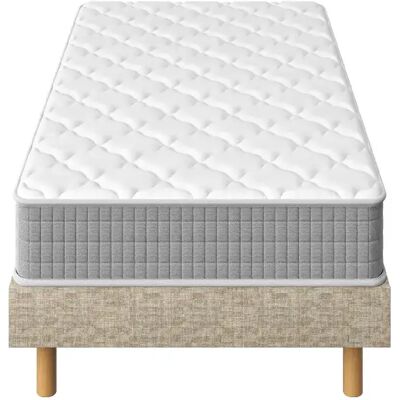 DEWINNER Ensemble Matelas Mousse 90x190 cm Epaisseur 30cm + Sommier - Publicité DEWINNER Ensemble Matelas Mousse 90x190 cm Epaisseur 30cm + Sommier - Publicité
