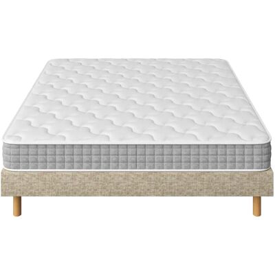 DEWINNER Ensemble Matelas Ressorts 160x200 cm Epaisseur 20 cm + Sommier - Publicité DEWINNER Ensemble Matelas Ressorts 160x200 cm Epaisseur 20 cm + Sommier - Publicité