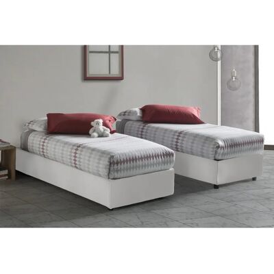 Lit Talamo Italia Diletta - 80x190cm, Blanc, Ouverture latérale - Publicité Lit Talamo Italia Diletta - 80x190cm, Blanc, Ouverture latérale - Publicité
